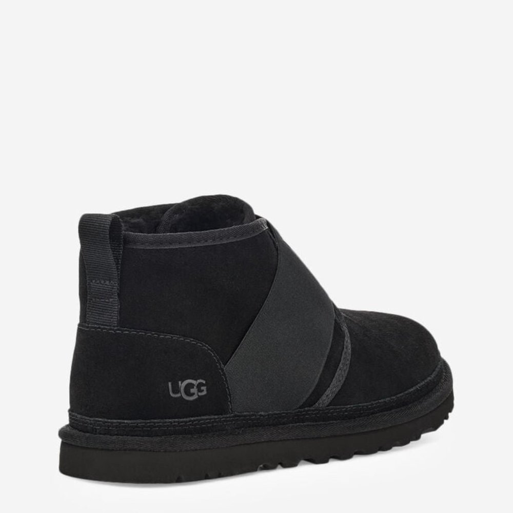 UGG Neumel II Graphic Mens Suede Chukka Boots Black UGG 1119392 BLK NEW Size 11 - Picture 7 of 8